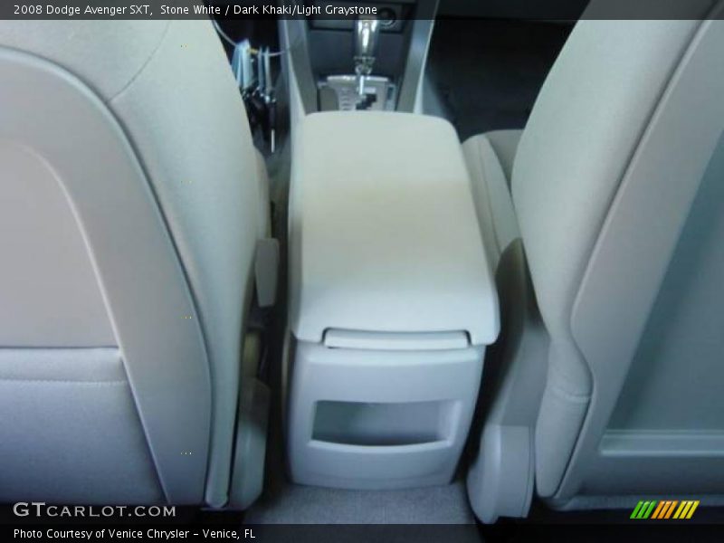 Stone White / Dark Khaki/Light Graystone 2008 Dodge Avenger SXT