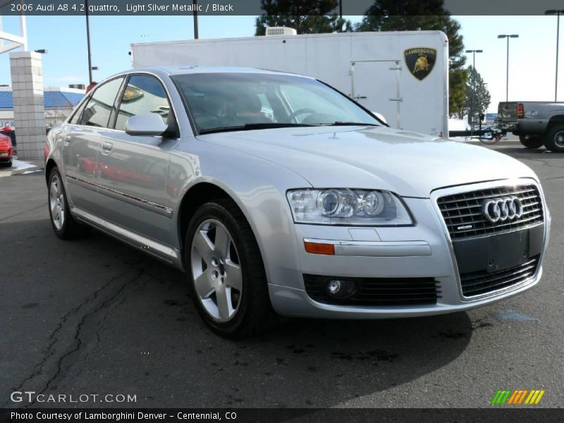 Light Silver Metallic / Black 2006 Audi A8 4.2 quattro