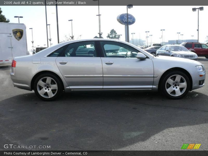 Light Silver Metallic / Black 2006 Audi A8 4.2 quattro