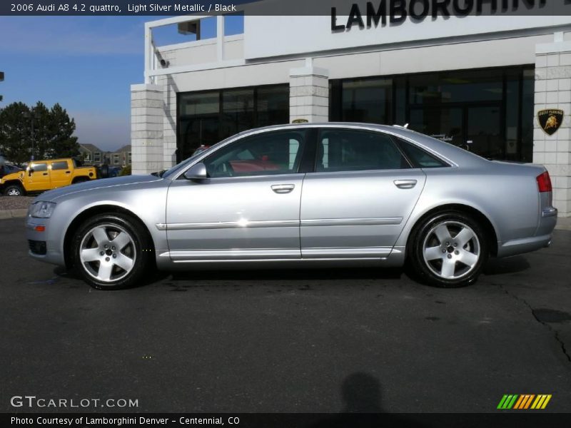 Light Silver Metallic / Black 2006 Audi A8 4.2 quattro