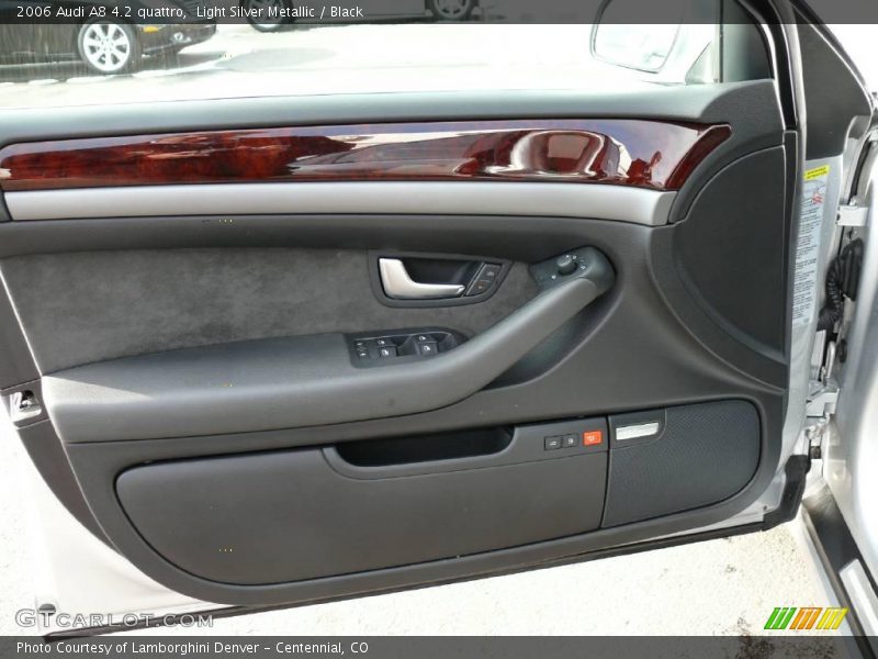 Light Silver Metallic / Black 2006 Audi A8 4.2 quattro