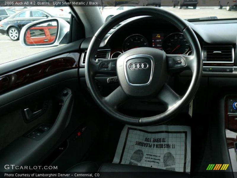 Light Silver Metallic / Black 2006 Audi A8 4.2 quattro