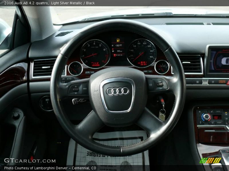 Light Silver Metallic / Black 2006 Audi A8 4.2 quattro