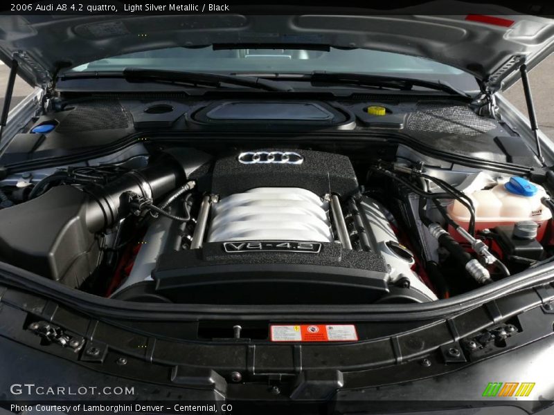 Light Silver Metallic / Black 2006 Audi A8 4.2 quattro