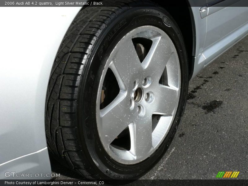 Light Silver Metallic / Black 2006 Audi A8 4.2 quattro