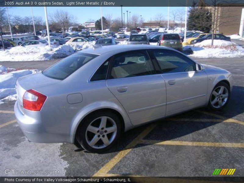 Light Silver Metallic / Ebony 2005 Audi A4 3.0 quattro Sedan