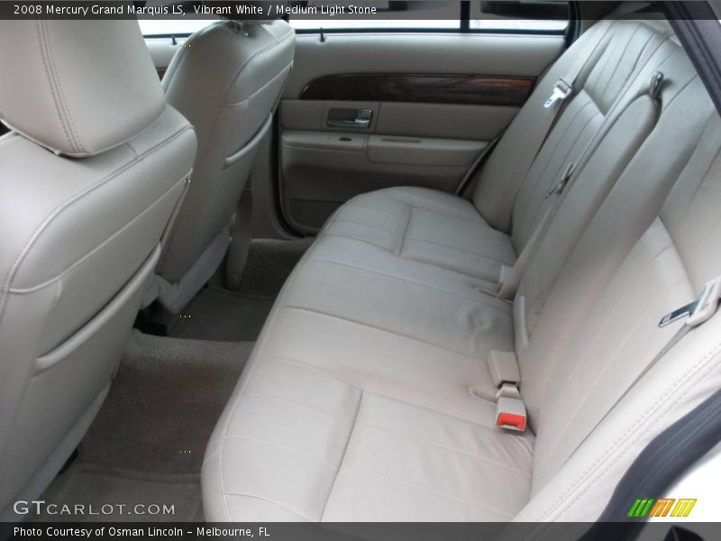 Vibrant White / Medium Light Stone 2008 Mercury Grand Marquis LS