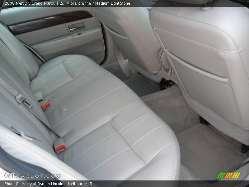 Vibrant White / Medium Light Stone 2008 Mercury Grand Marquis LS