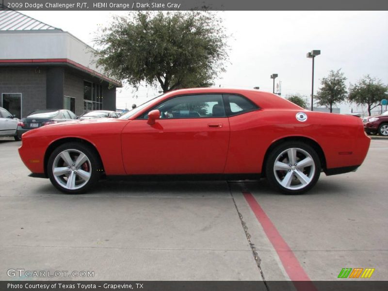 HEMI Orange / Dark Slate Gray 2009 Dodge Challenger R/T