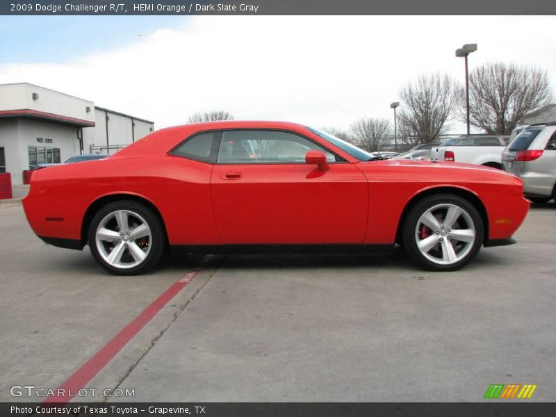 HEMI Orange / Dark Slate Gray 2009 Dodge Challenger R/T