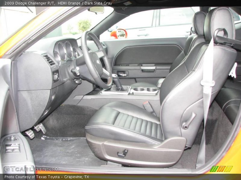 HEMI Orange / Dark Slate Gray 2009 Dodge Challenger R/T