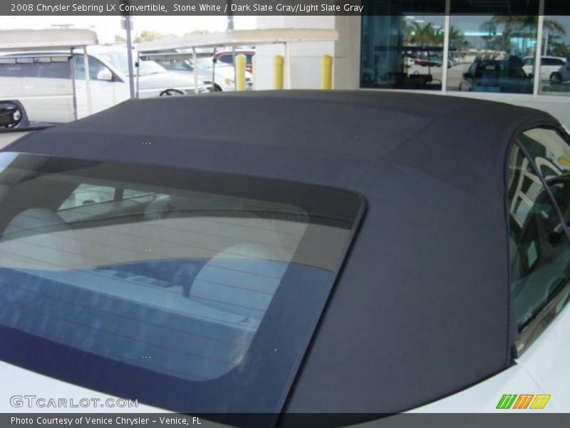 Stone White / Dark Slate Gray/Light Slate Gray 2008 Chrysler Sebring LX Convertible