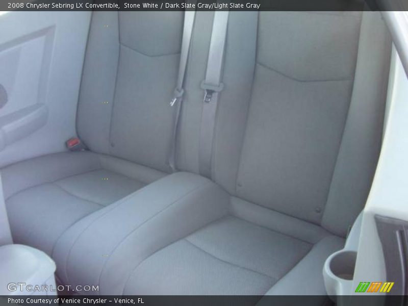 Stone White / Dark Slate Gray/Light Slate Gray 2008 Chrysler Sebring LX Convertible