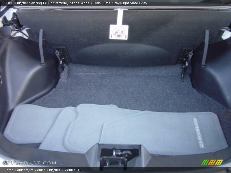 Stone White / Dark Slate Gray/Light Slate Gray 2008 Chrysler Sebring LX Convertible
