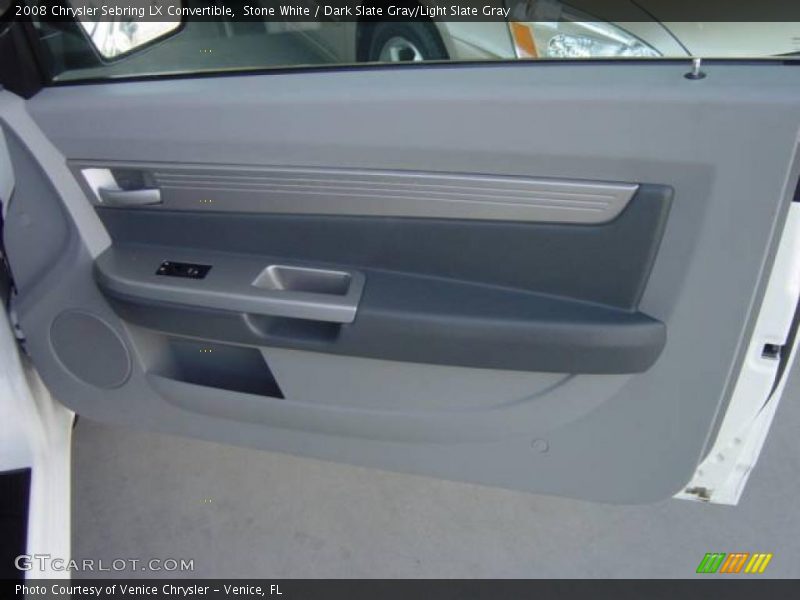 Stone White / Dark Slate Gray/Light Slate Gray 2008 Chrysler Sebring LX Convertible
