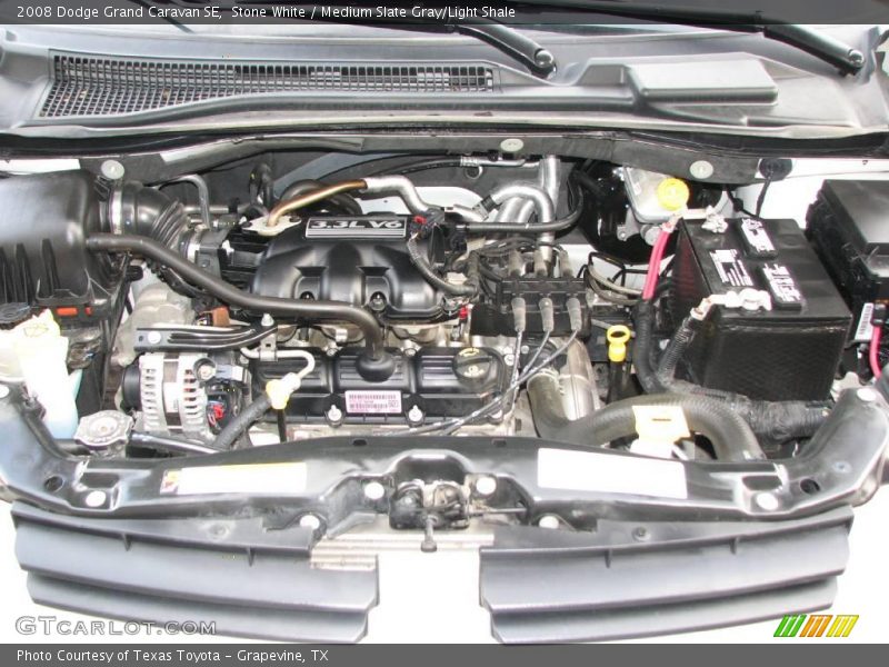 Stone White / Medium Slate Gray/Light Shale 2008 Dodge Grand Caravan SE