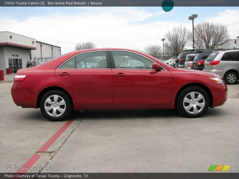 Barcelona Red Metallic / Bisque 2009 Toyota Camry LE