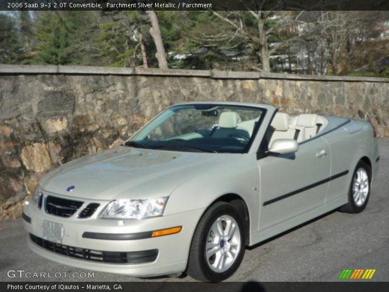 Parchment Silver Metallic / Parchment 2006 Saab 9-3 2.0T Convertible