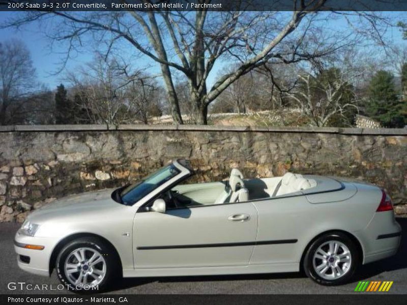 Parchment Silver Metallic / Parchment 2006 Saab 9-3 2.0T Convertible