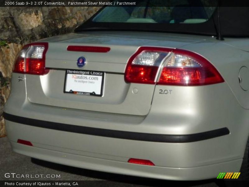 Parchment Silver Metallic / Parchment 2006 Saab 9-3 2.0T Convertible