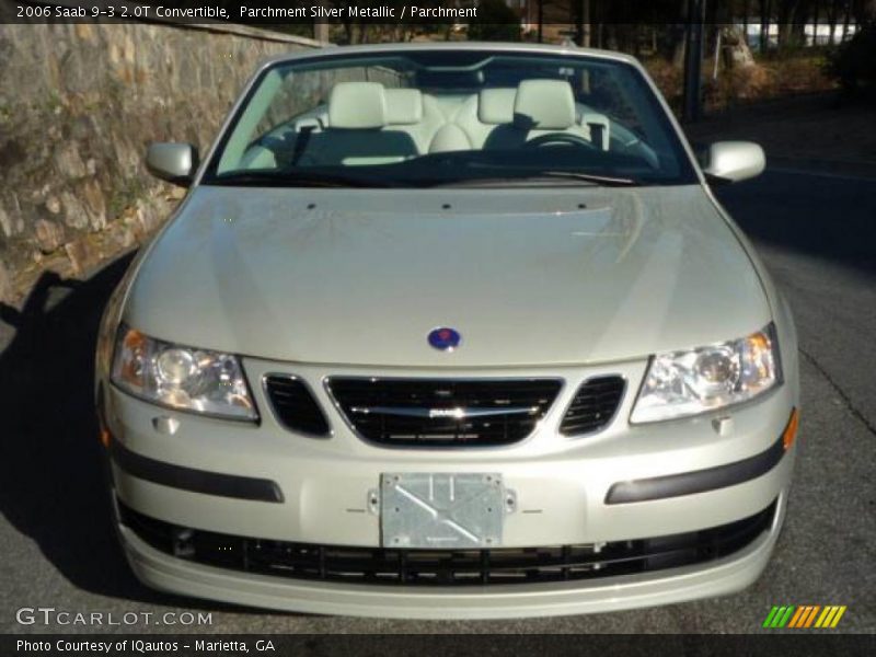 Parchment Silver Metallic / Parchment 2006 Saab 9-3 2.0T Convertible