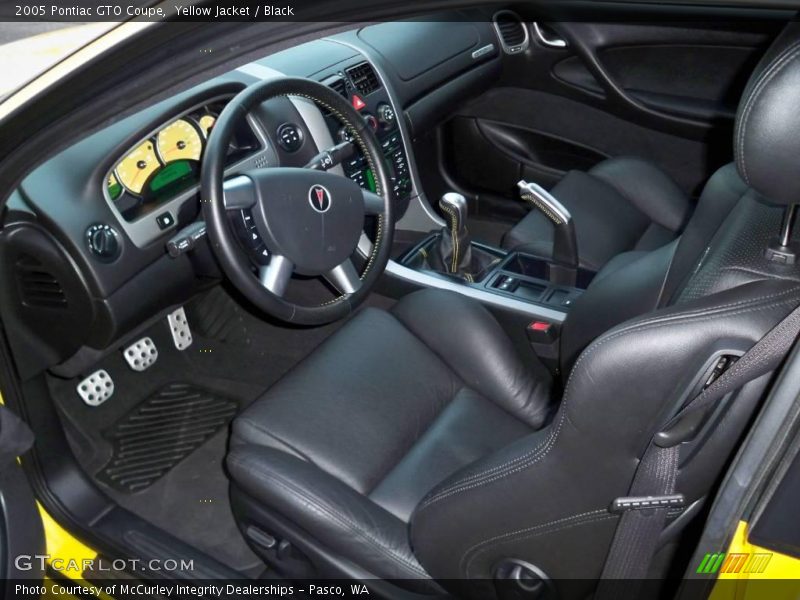 Yellow Jacket / Black 2005 Pontiac GTO Coupe