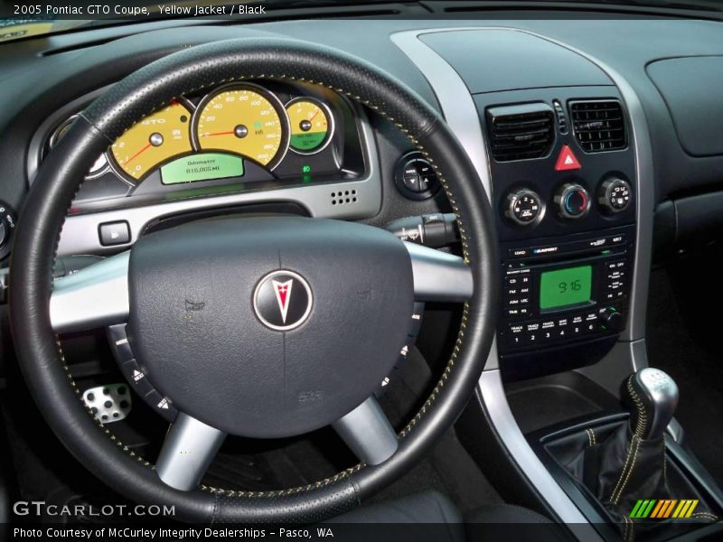 Yellow Jacket / Black 2005 Pontiac GTO Coupe