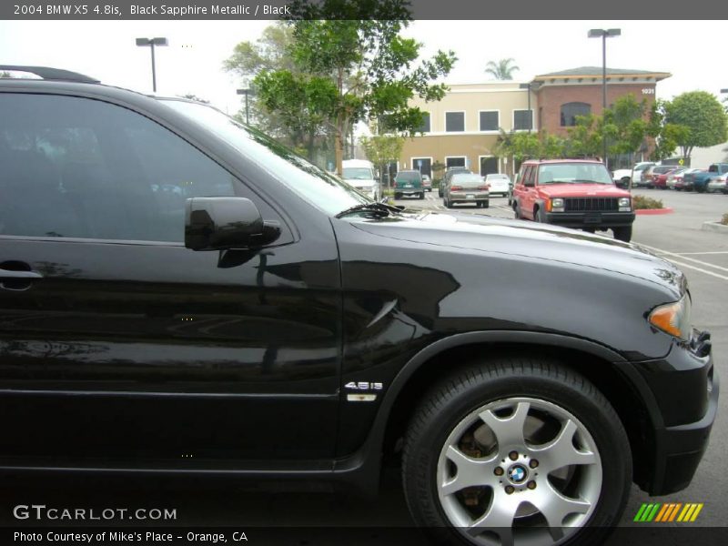 Black Sapphire Metallic / Black 2004 BMW X5 4.8is