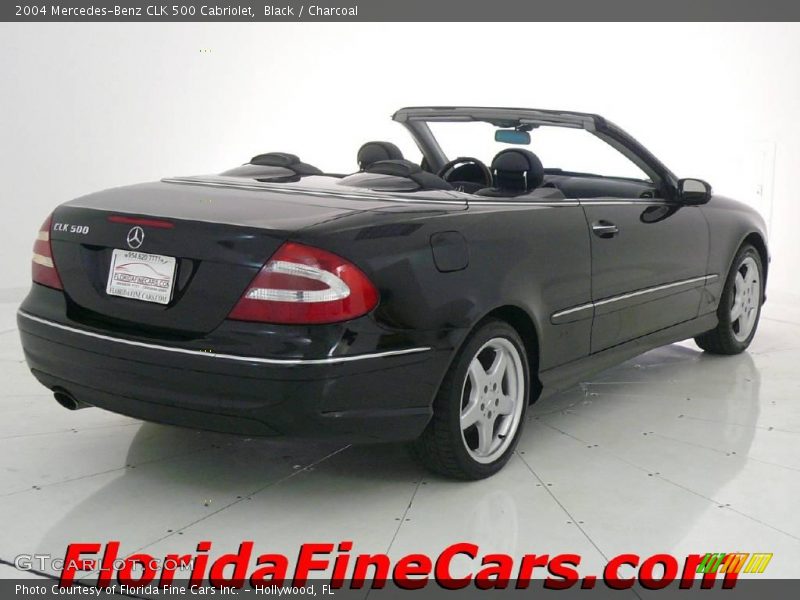 Black / Charcoal 2004 Mercedes-Benz CLK 500 Cabriolet