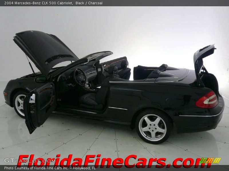 Black / Charcoal 2004 Mercedes-Benz CLK 500 Cabriolet