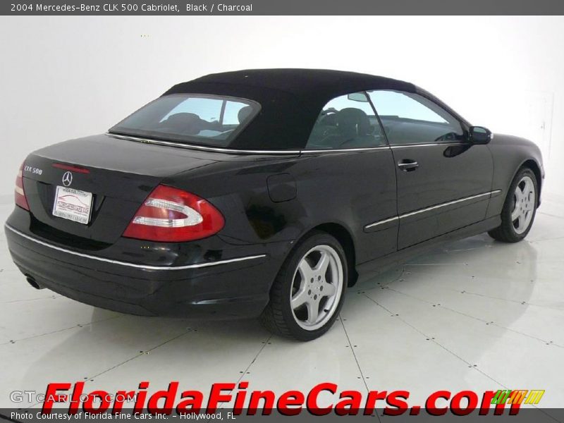 Black / Charcoal 2004 Mercedes-Benz CLK 500 Cabriolet