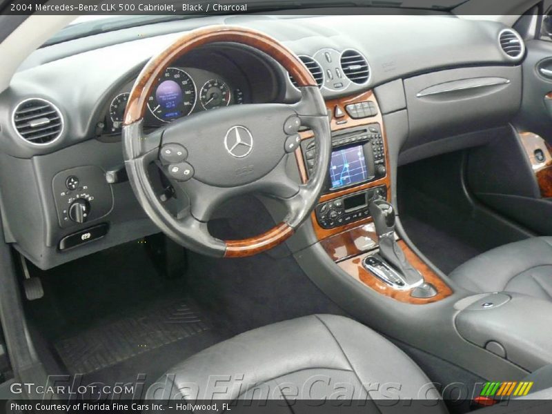 Black / Charcoal 2004 Mercedes-Benz CLK 500 Cabriolet