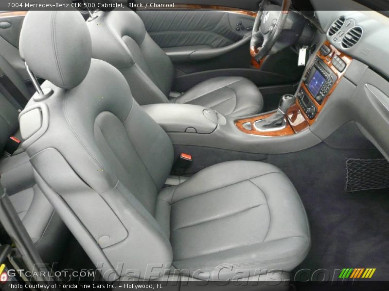 Black / Charcoal 2004 Mercedes-Benz CLK 500 Cabriolet