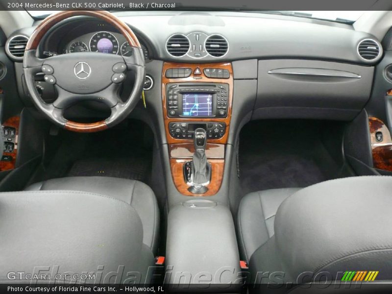 Black / Charcoal 2004 Mercedes-Benz CLK 500 Cabriolet