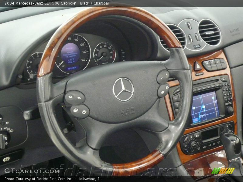 Black / Charcoal 2004 Mercedes-Benz CLK 500 Cabriolet