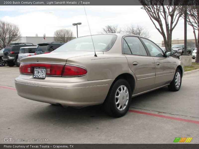 Light Sandrift Metallic / Taupe 2000 Buick Century Custom