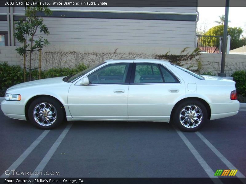 White Diamond / Neutral Shale 2003 Cadillac Seville STS