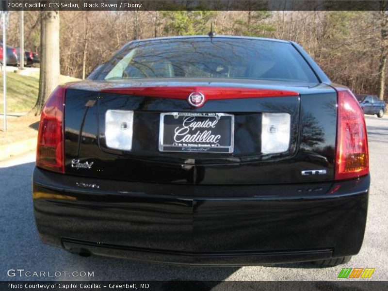 Black Raven / Ebony 2006 Cadillac CTS Sedan