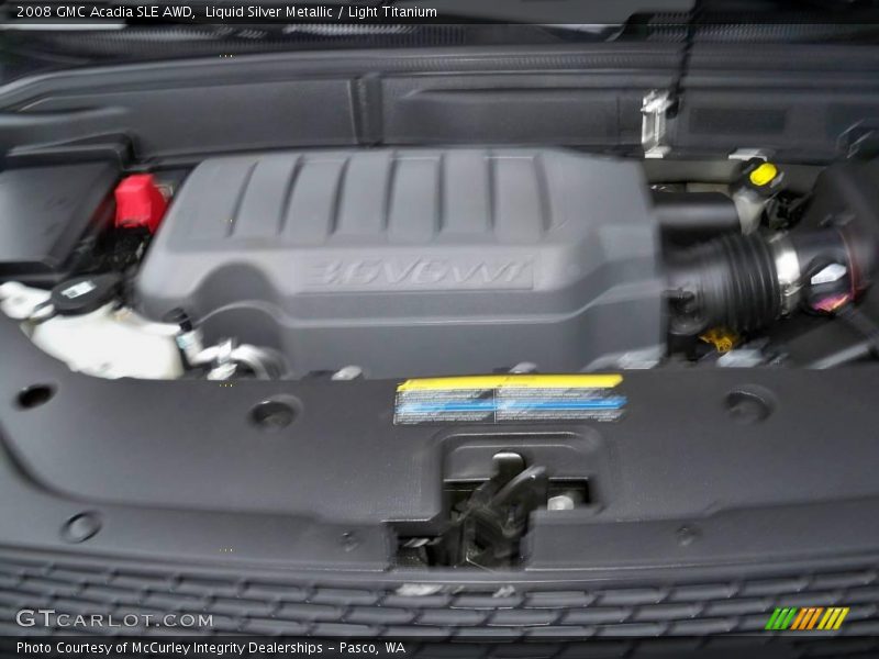 Liquid Silver Metallic / Light Titanium 2008 GMC Acadia SLE AWD