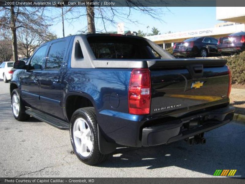 Dark Blue Metallic / Ebony 2008 Chevrolet Avalanche LS 4x4
