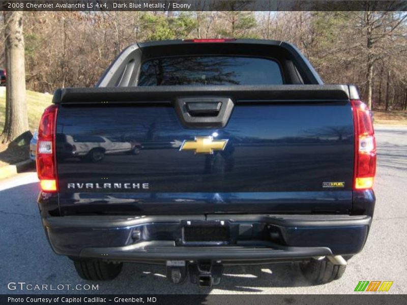 Dark Blue Metallic / Ebony 2008 Chevrolet Avalanche LS 4x4