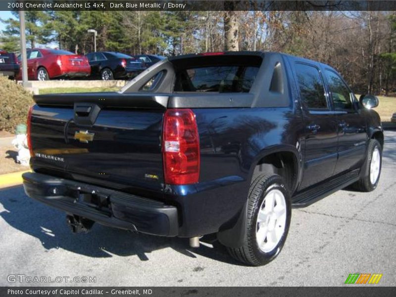 Dark Blue Metallic / Ebony 2008 Chevrolet Avalanche LS 4x4