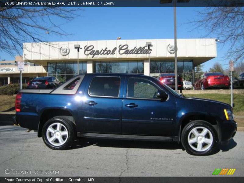 Dark Blue Metallic / Ebony 2008 Chevrolet Avalanche LS 4x4