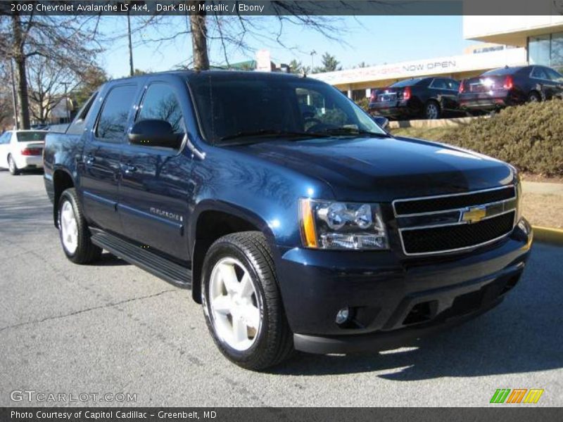 Dark Blue Metallic / Ebony 2008 Chevrolet Avalanche LS 4x4