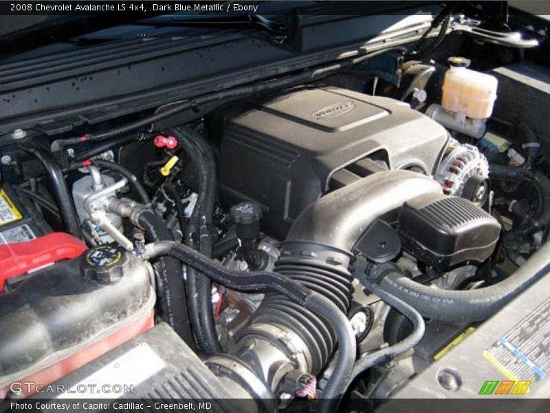 Dark Blue Metallic / Ebony 2008 Chevrolet Avalanche LS 4x4
