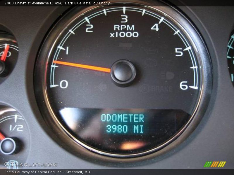 Dark Blue Metallic / Ebony 2008 Chevrolet Avalanche LS 4x4
