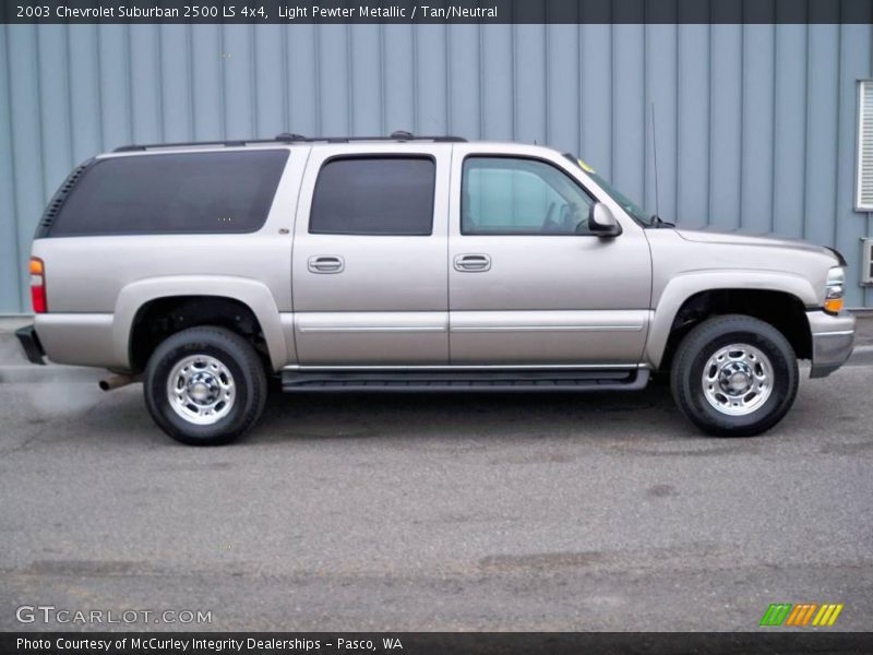 Light Pewter Metallic / Tan/Neutral 2003 Chevrolet Suburban 2500 LS 4x4