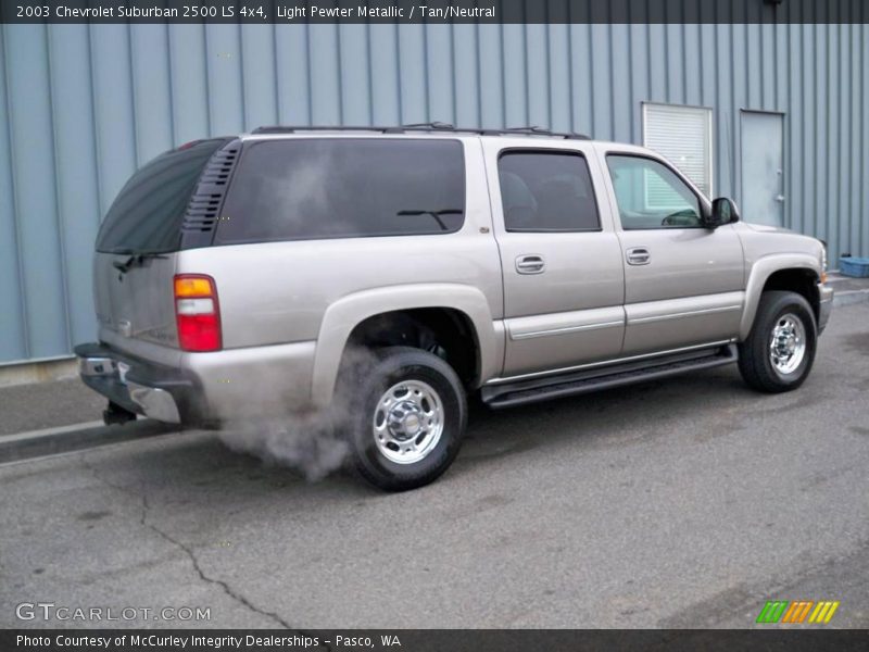 Light Pewter Metallic / Tan/Neutral 2003 Chevrolet Suburban 2500 LS 4x4