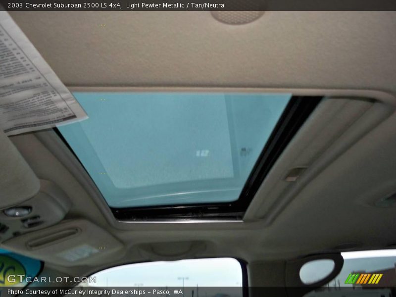 Light Pewter Metallic / Tan/Neutral 2003 Chevrolet Suburban 2500 LS 4x4