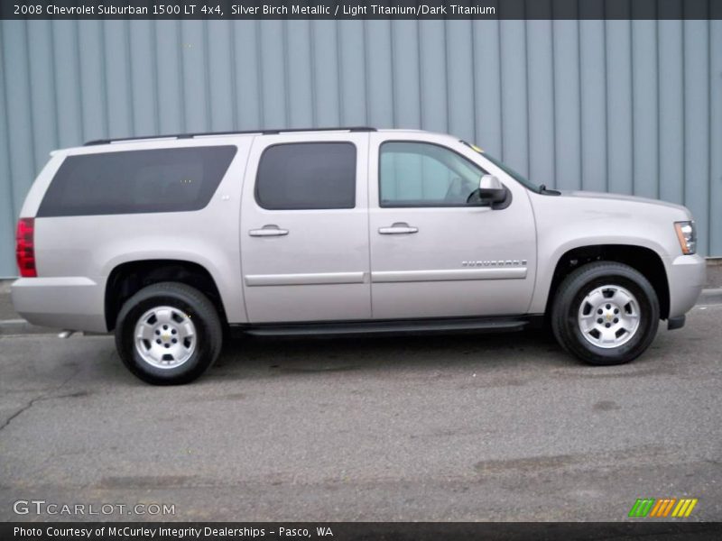 Silver Birch Metallic / Light Titanium/Dark Titanium 2008 Chevrolet Suburban 1500 LT 4x4